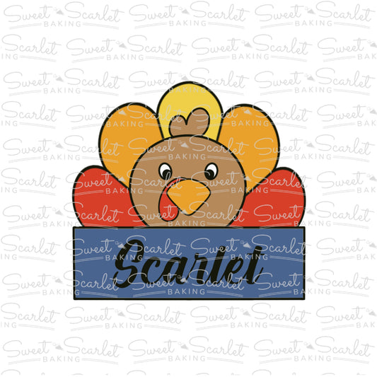 Turkey Plaque Cookie Cutter