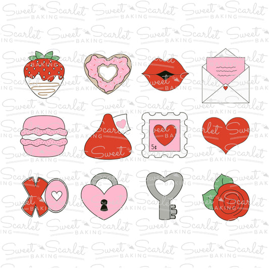 Valentine Minis Cookie Cutter Set