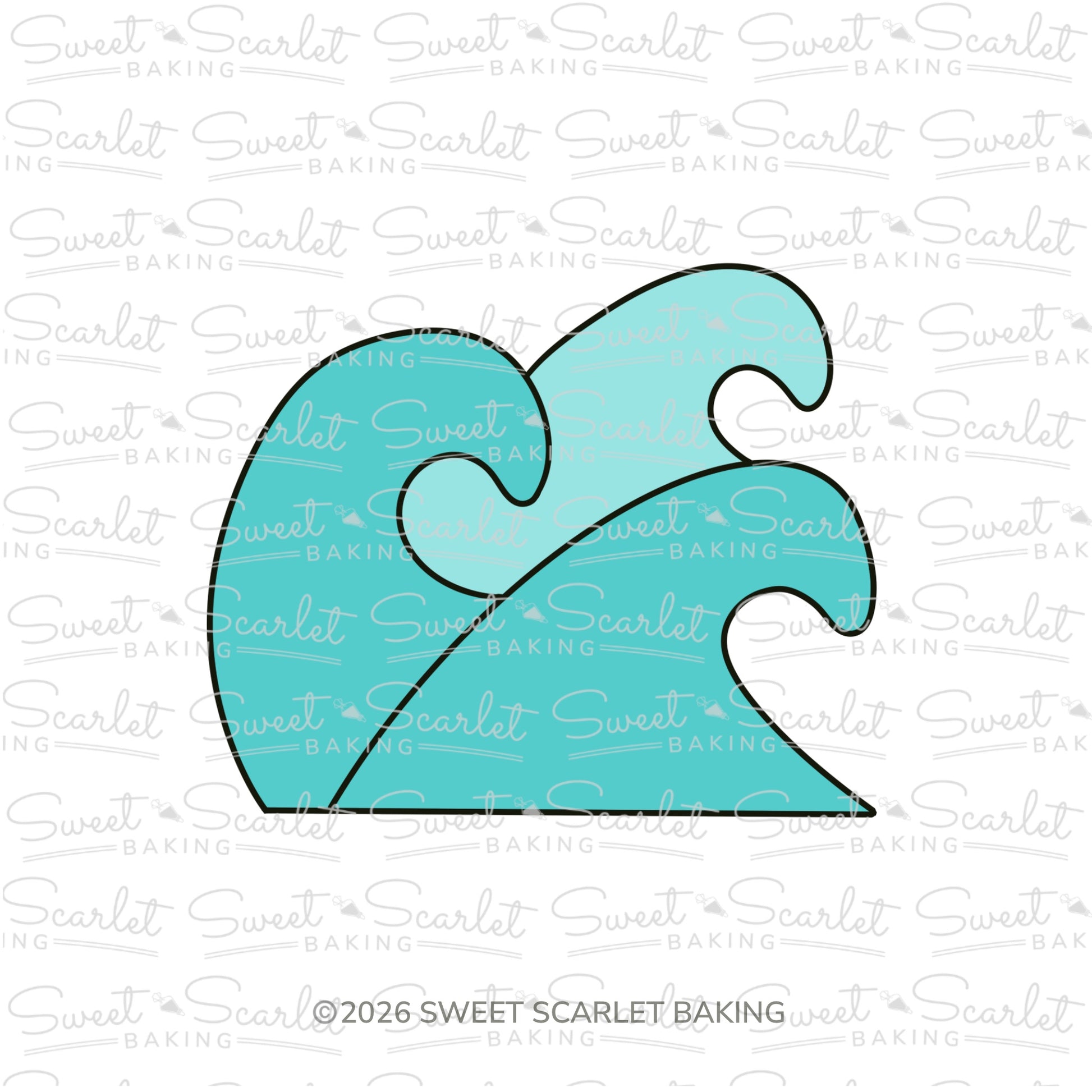 Waves Cookie Cutter